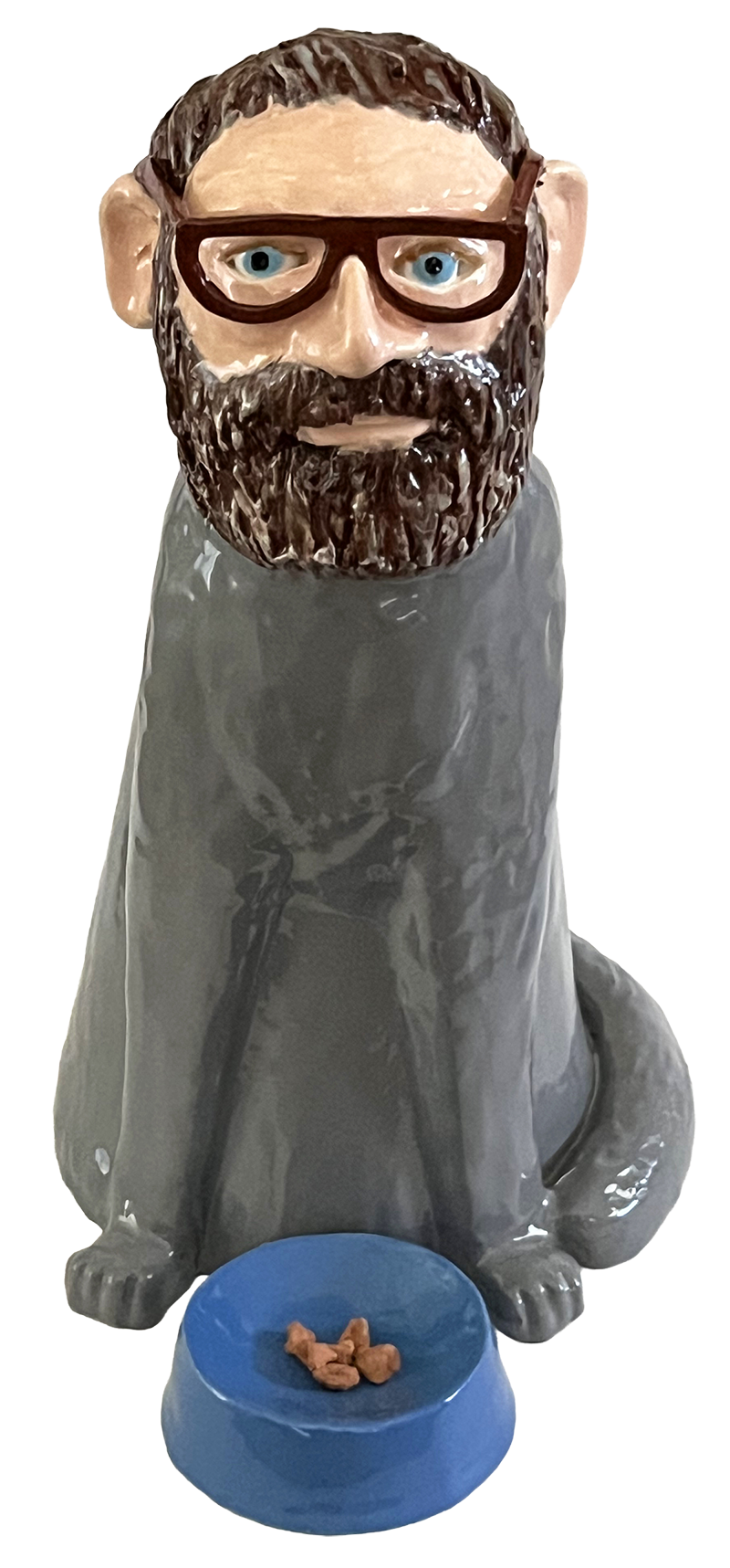 Ceramic work of Mark Rayner as a cat